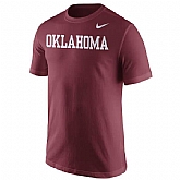 Oklahoma Sooners Nike Wordmark WEM T-Shirt - Crimson,baseball caps,new era cap wholesale,wholesale hats